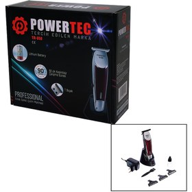 Resim POWERTEC TR-658 SAÇ SAKAL ENSE ÇİZİM TRAŞ MAKİNESİ T BIÇAK (2818) 