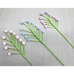 Resim MiraLive El Örgüsü Dekoratif Tomurcuk Çiçeği 