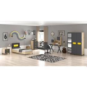 Resim Capella 3 Kapılı Genç Odası Takımı Wd7131 