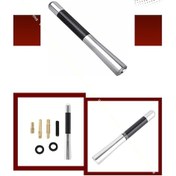 Resim Fiat Tofaş Uyumlu Alüminyum Karbon Fiber Oto Araç Anten Çubuğu Gri 