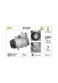Resim Wöbermann + Valeo Mercedes R Serisi W251 V251 2005-2014 Klima Kompresörü 