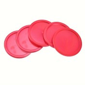Resim Hava Hokeyi Masası Plastik Aksesuarlar Yuvarlak Top Buz Hokeyi Diski Buz Hokeyi Masası 