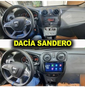 Resim Dacia Sandero /stepway 2015/2018 9 İnç 8-128 Pro Model Qled Ekran 9" 