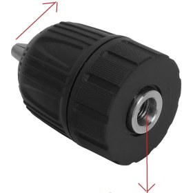 Resim Depolife Supra Plastik Mandren - 1.5-13 mm 3/8-24 Anahtarsız Otomatik 