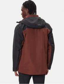 Resim Jack Wolfskın Taubenberg 3ın1 Jkt M Erkek Hot Choc Outdoor Ceketi 1115311-d0107 Kahverengi - Siyah 