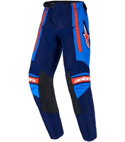 Resim Alpinestars Kids Racer Nomur Çocuk Kros Motosiklet Pantolonu Mavi Kırmızı 