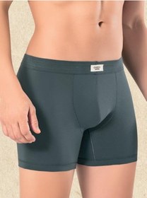 Resim Omera Organik Kumaş Erkek Likralı Boxer 2010 Füme 
