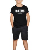 Resim Doctor Stones War Siyah Çocuk Tişört Siyah 