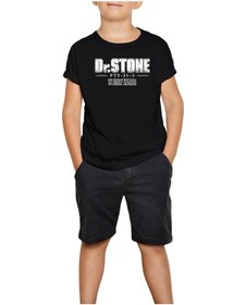 Resim Doctor Stones War Siyah Çocuk Tişört Siyah 