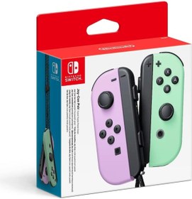 Resim Nintendo Switch Pastel Mor - Yeşil Joy-Con Controller (Ithalatçı Garantili ) 