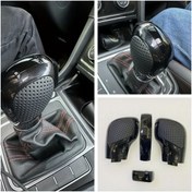Resim VW Golf 6 7 R GTI Passat B7 B8 CC R20 Jetta MK6 GLI için Krom Mat Vites Topuzu Yan Kapak DSG Amblemi 