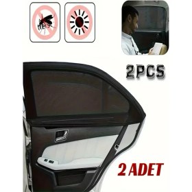 Resim Ankaflex 2 Adet Araba Araç Yan Cam Perdesi Güneşlik Gölgelik Güneş Koruyucu Arka Koltuk Perde Emzirme Örtüsü 