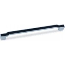 Resim Zavinna Z302 Metal Krom Mat Siyah 224 mm Akslı Kulp 