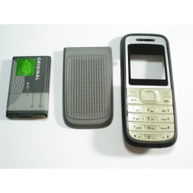 Resim Nostaljik Nokia 1200 1208 Kapak Ve Tuş Takımı+sıfır Bl-5c Batarya ,siyah 