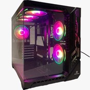 Resim GAMEFORCE Bree 6×120 Mm Fanlı A-Rgb Kum. Kontrolcülü E-ATX Oyuncu Bilgisayar Kasası 