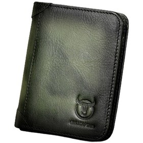 Resim Bullcaptaın-erkek Büyük Kapasiteli Hakiki Deri Bifold Cüzdan Y28566gr Yeşil 
