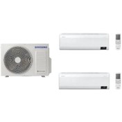 Resim Samsung Windfree AJ5050TNA25TNA 17100 BTU 1 Dış + 2 İç Ünite (9+18) Duvar Tipi Multi Klima 