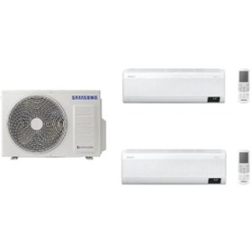Resim Samsung Windfree AJ5035TNA25TNA 17100 BTU 1 Dış + 2 İç Ünite (9+12) Duvar Tipi Multi Klima 