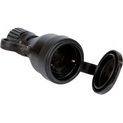 Resim Fantom Waterproof IP44 Kauçuk Kapaklı Dişi Priz Başlığı 