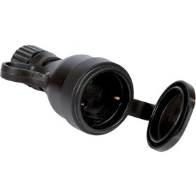 Resim Fantom Waterproof IP44 Kauçuk Kapaklı Dişi Priz Başlığı 