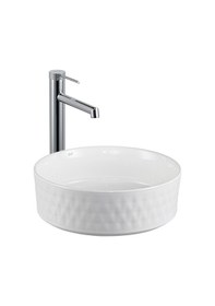 Resim Lena E-W5001 Tezgah Üstü Lavabo Beyaz 