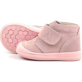 Resim Stella Butik Hakiki Deri Cırtlı Bebek Bot Pembe 