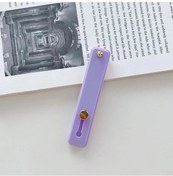 Resim Goldenqian Şeker Renk Parmak Yüzük Tutucu Silikon Telefon El Bandı Tutucu İphone Bileklik Kayış İtme Çekme Kavrama Standı Braketi Toptan 8 8 