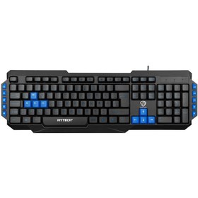 Resim Hytech HYK-46 GAMY Siyah USB Mavi Tuşlu Q Gaming Oyuncu Klavyesi 