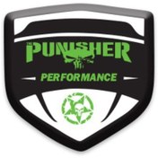 Resim Genel Markalar PUNISHER TASARIMLI 3D KABARTMALI SİPERLİK CAMI STİCKER 08 