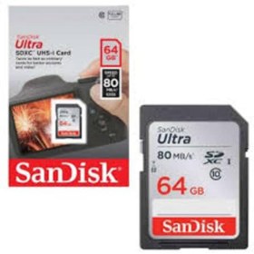 Resim Sandisk Ultra Sdxc 64Gb Sd Kart 80Mbs 