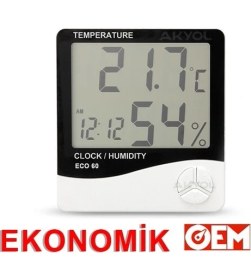 Resim Sevgift Oem Eco 60 Ekonomik Fiyatlı Sıcaklık ve Nem Ölçer 