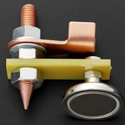 Resim Güçlü Manyetik Kaynak Toprak Kelepçesi, Metal Onarım Toprak Bağlantısı, Yüksek İletkenliğe Sahip Elektrik Kaynak Makinesi Topraklama Kelepçesi, Pilsiz 