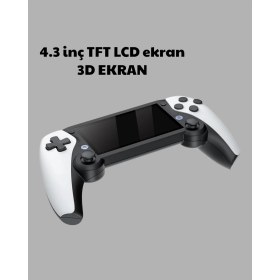 Resim Pileli Store 3D Ekranlı Mini Oyun Konsolu + Multimedya 