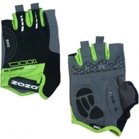 Resim Zozo-Air Comfort Eldiven-4 Renk-Reflektörlü/silikon Jelli Siyah Turuncu-M 