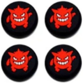 Resim Nintendo Switch/switch Oled /switch Lite Uyumlu 3d Analog Koruyucu Silikon Evil 