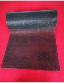 Resim PVC KARE PASPAS 90 X 50 CM SİYAH BANYO KAYMAZ YER ZEMİN MATI - 