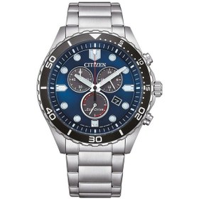 Resim Citizen At2560-84l Chronograph Erkek Kol Saati Gri 