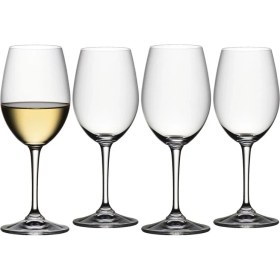 Resim Kristal Beyaz Şarap Kadeh Seti,4’lü Zarif Yudumlar 