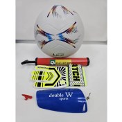 Resim Futbol Seti Kavuçuk Futbol Topu Kaleci Eldiveni Tekmelik Pompa 