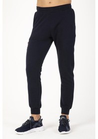 Resim Maraton Sportswear Regular Erkek Ribana Paça Basic Koyu Mavi Eşofman Altı 21299-koyu Mavi Koyu Mavi 