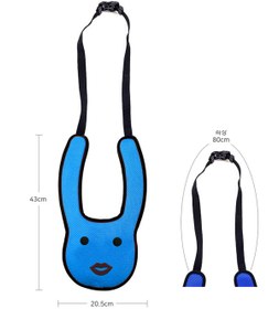 Resim KAŞIKBEY CONY Tavşan Kulak Çocuk Araba Emniyet Kemeri Aksesuarı Araç Emniyet Kemer Kılıfı Koruyucu MAVİ 