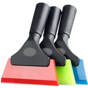 Resim Sones Plastik Boğa Çubuğu Filmi Silecek Araba Cam Temizleme Aletleri Saplı Mavi 