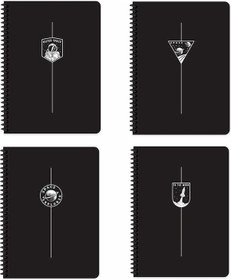 Resim Keskin 321341 16,5x22,5 80 Yp. Çizgili Pp Kapak Spiralli Uzay Defter 