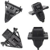 Resim Samdoo Toyota Fj Cruiser 2007-2014 İçin 4 Parça Siyah Klips Seti - Kolay Montaj 