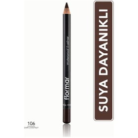 Resim Flormar Suya Dayanaklı Göz Kalemi - Koyu Kahverengi Waterproof 