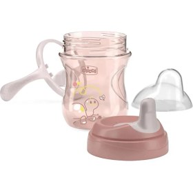 Resim Chicco Yarı Yumuşak Uçlu Alıştırma Bardağı 6+ Ay 200 ml Kız 