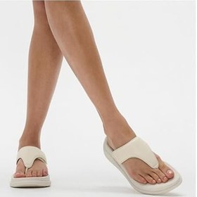 Resim FitFlop Kadın F-Mode Go Ayarlanabilir Flatform Toe-Post Sandalet Takoz 