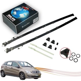 Resim İdeal Otomotiv Mercedes W245 2005-2011 B150 B160 B170 B180 B200 B F-Cell Için Sunroof Kızak & Klips Kit 