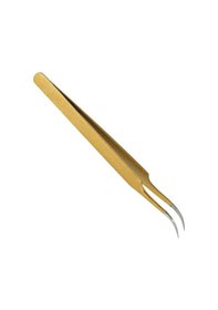 Resim 6012 Paslanmaz Çelik Eğri Uçlu Cımbız 125 Mm 