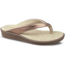 Resim Ceyo 9984-9 Memory Foam Comfort Taban Parmak Arası Kadın Terlik Bakır 36-40 Bakır 